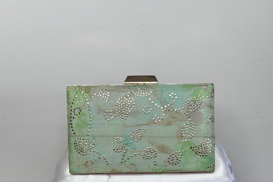 Peridot Winkle Box Clutch