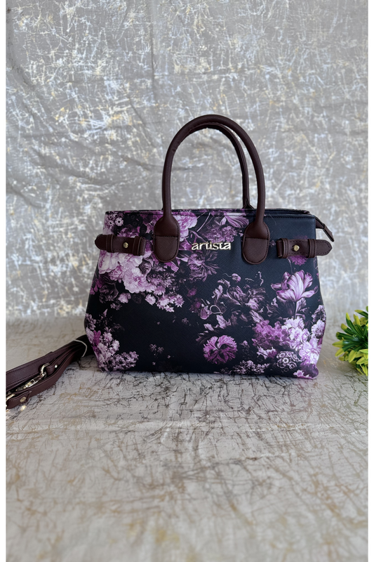 Chestnut Floral Tote