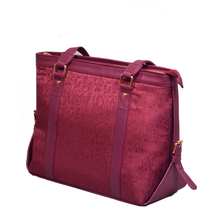 Burgandy Office Tote