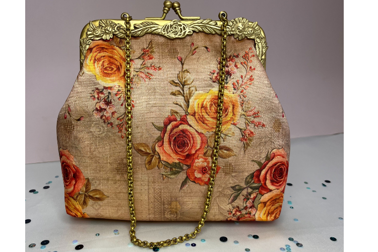 Rose Allure Vintage Clutch