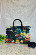 Onyx Floral Tote