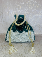 Emerald Waves Potli