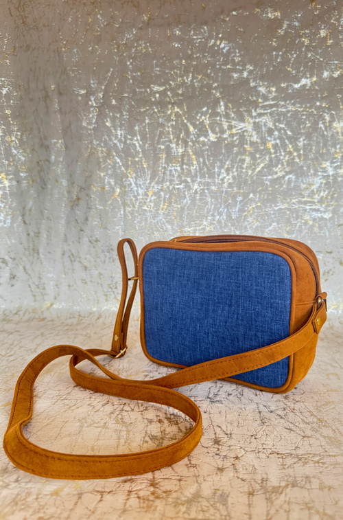Boxy Thread and Bloom Denim Bag