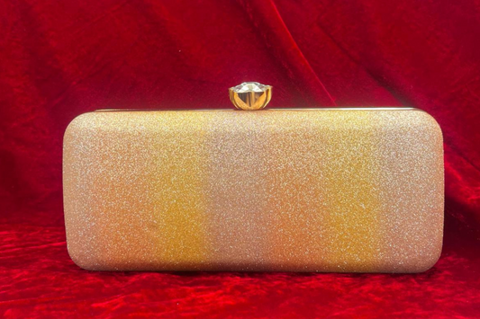 Rose Shimmer Elegance Clutch