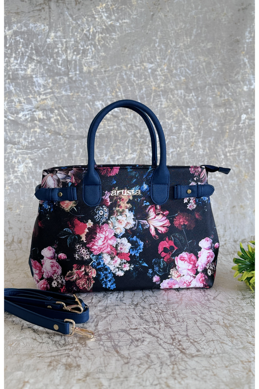Sapphire Floral Tote